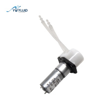 Micro pompe péristaltique YWfluid 3v/6v/12v avec moteur à courant continu utilisée pour l&#39;aspiration ou le remplissage de transfert de liquide